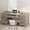 Gray, variant on TEQIN 60" Office Desk with Drawers, Executive Desk with Charging Station, Home Office Desk With 5 Drawers and 1 Canbinet,Distressed Writing Desk for Work and Study
