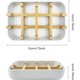 thumbnail image 4 of Jabonera, Paquete de 2 Jaboneras Autodrenantes de Bambú, Soporte para Jaboneras para Ducha, Baño, Cocina, Bañera, Fregadero de Bar (Blanco), 4 of 5