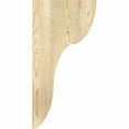 thumbnail image 3 of 4"W x 12"D x 24"H Carmel Rough Sawn Corbel, Douglas Fir, 3 of 9