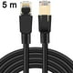 thumbnail image 1 of Cable Ethernet Cat 8, cable de red Lan plano, alta velocidad/5m/ kaili Sencillez, 1 of 4