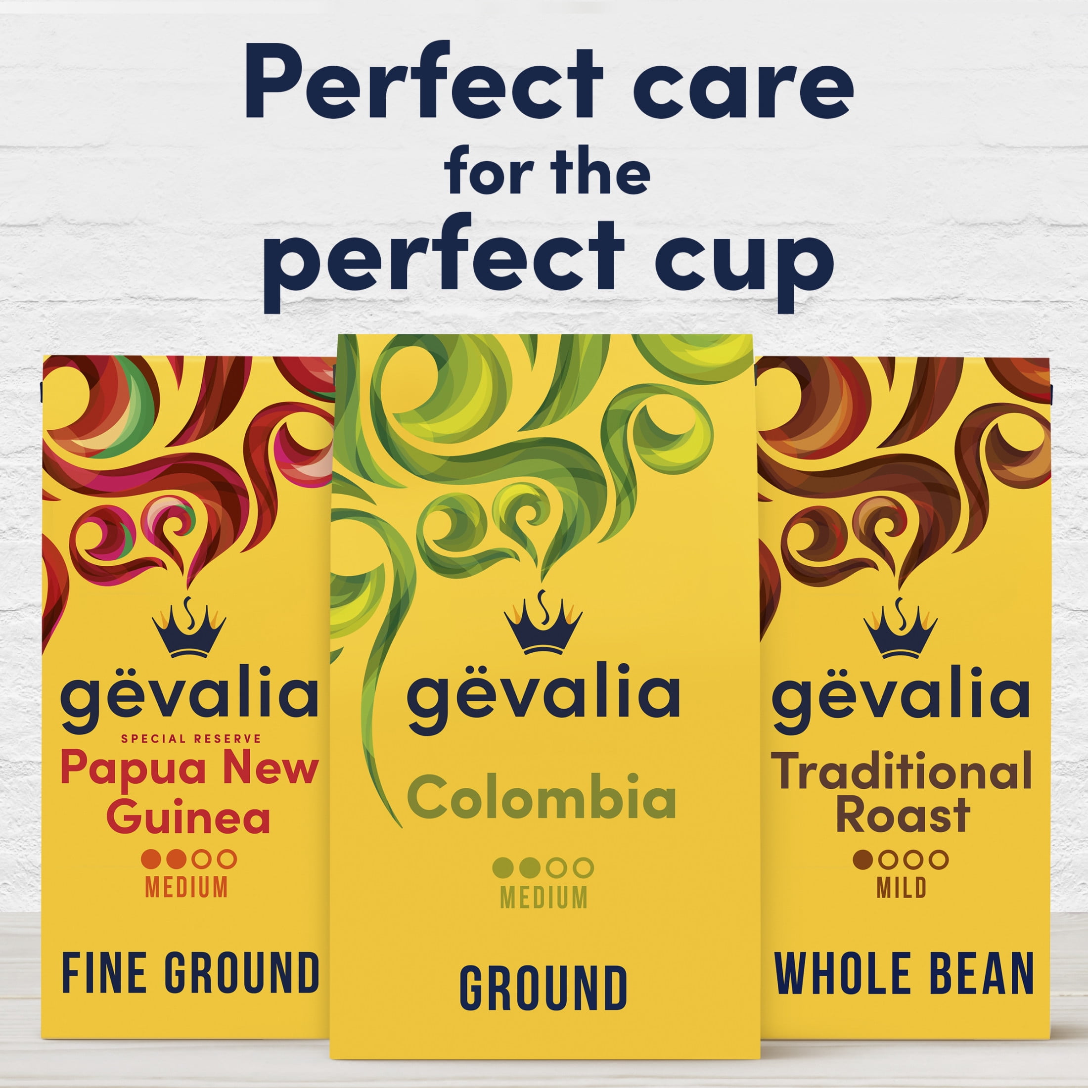 Gevalia Colomiba Blend Medium Roast K Cup Coffee Pods (12 Pods)　並行輸入品 : Gevalia Colombia Medium Roast Ground Coffee, 20 oz Bag