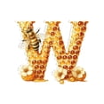 thumbnail image 1 of Colgante acrílico de abeja con 26 letras, colgante decorativo de abeja con letras acrílicas para el hogar, 1 of 2