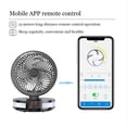 thumbnail image 4 of Matsuzay Ventilador eléctrico de escritorio, enfriador silencioso ajustable inteligente, interruptor táctil, herramientas de refrigeración Electrodomésticos Negro Matsuzay  HA063635-01B, 4 of 6