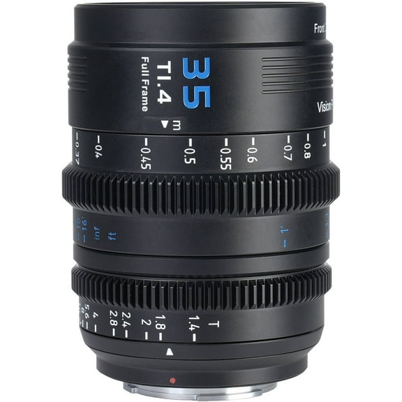 Sirui Vision Prime 1 Series 35mm T1.4 Full Frame Cine Lens (Native E mount, Black Color, Z/RF/L Mount Adapter)