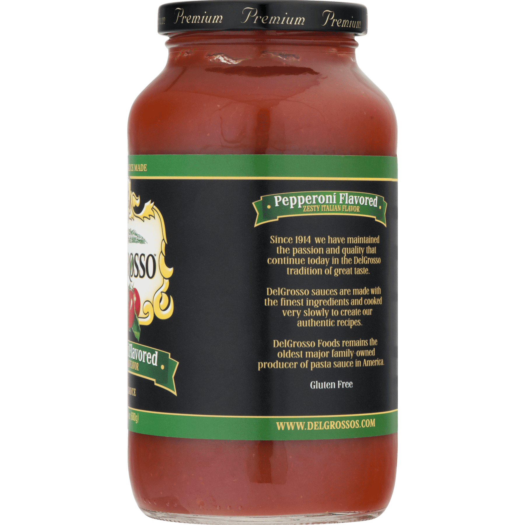 (12 pack) DelGrosso Pasta Sauce Pepperoni Flavored