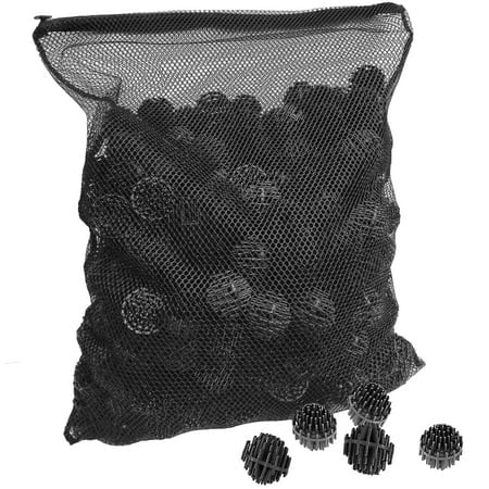 Aquatic Experts Bio Balls Filter Media - 1.5 Inch Large Bio Ball for Pond Filter - Perfect Bio Balls for Pond Filter Media – Made in The USA (300 Count with Mesh Bag)
