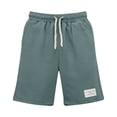 thumbnail image 6 of Afelkas Men's Casual Sweat Shorts with Adjustable Drawcord Soft Fleece Lounge Bottoms for Daily Workouts Home Relaxation and Errands Army Green,M, 6 of 6
