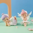 thumbnail image 3 of Farfi Girl Figurine Realistic Cartoon Mini Car Ornament Angel Statue Home Decor (Type B), 3 of 13