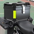 thumbnail image 1 of Maleta para Motocicleta shamjiam Maleta Trasera con Cerradura de Seguridad Negro 57L, 1 of 8