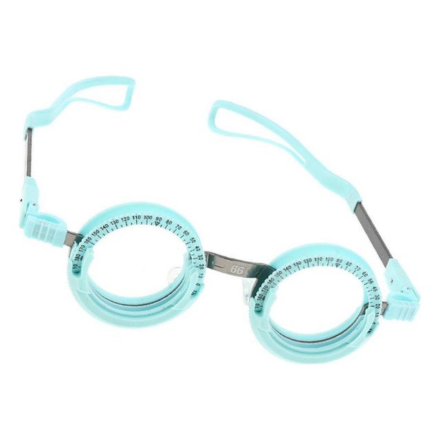 maskred Adult Optical Trial Lens Frame Eyeglasses Optometry Optician Tool Optic Blue 66mm 1Set