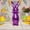 Purple, variant on Disco Mosaic Bunny Easter Decorations, 9.45" Large Glittering Mirror Glass Rabbit Statue for Spring Tabletop Centerpiece, Reflective Party Ornament for Shelf & Home Decor, Festive Seasonal Gift