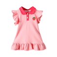 thumbnail image 4 of RIJOPUTY Girls Red Dress Girls Formal Dress 6-9 Month Baby Girl Clothes Toddler Girl Holiday Outfits Baby Outfits Girl Gymnastics Outfit New Year Baby Outfit Baby 0-3 Months Outfits Toddler, 4 of 8