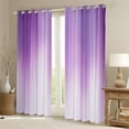 thumbnail image 2 of Feelyou Dreamy Plum Stripes Curtains Pack of 2 (42x84 Each), Abstract Geometric Curtains Blackout, Teens Girls Boys Kids Bedroom Curtains, Blackout Curtains Home Decor, 2 of 6