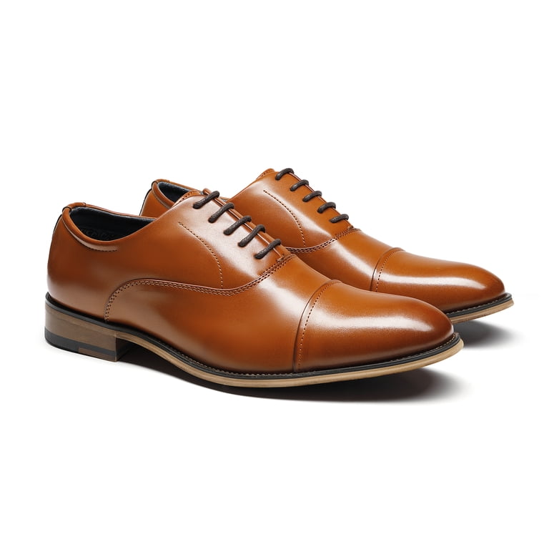 wide brown dress shoes Johnston & Murphy Mens Wide Dress Shoes main image 1