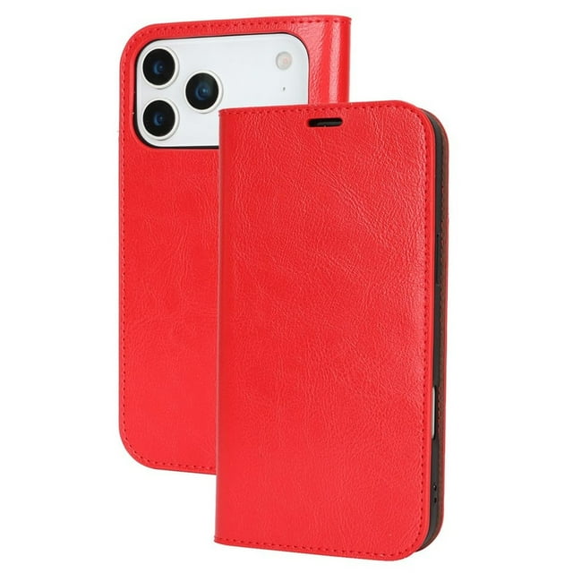 Case For IPhone 17 Pro Max/17 Pro/17 Air/17, PU Leather Shell With Anti-Fingerprint Card Insertion Holder Cover
