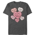 thumbnail image 2 of Men's Star Wars Valentine Galactic Candy Hearts  Graphic Tee Charcoal Heather 5X Large, 2 of 5