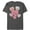 Charcoal Heather, variant on Men's Star Wars Valentine Galactic Candy Hearts Graphic Tee Charcoal Heather 2X Large