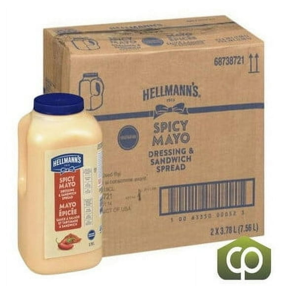 Hellmann's Spicy Mayonnaise Dressing - 3.78 L/1 Gallon (2/Case)