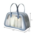 thumbnail image 5 of YAOMOBB Wash Bag Waterproof Makeup Storage Bag Large Capacity with Dry and Wet Separation Perfect Toiletry Wash Travel Accessory with Zipper, 5 of 5
