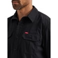 thumbnail image 4 of Wrangler® Men's Relaxed Fit Short Sleeve Twill Shirt, Sizes S-5XL, 4 of 5