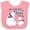Pink and White, variant on Inktastic My Pop Pop Loves Me Cute Polar Bears Boys or Girls Baby Bib