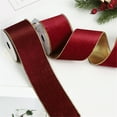 thumbnail image 6 of CELNNCOE Velvet Wired Ribbon, 5 Inch Wide Khaki Gold Crushed Velvet Christmas Ribbon For Gift Wrapping, Christmas Tree Decoration, Crafts And Wreaths Supplies, 6 of 6