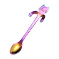 thumbnail image 2 of Nomeni Tableware 304 Stainless Steel Cat Spoon Creative Cartoon Hanging Edge Spoon Cute Coffee Spoon Gold Plated Stirring Spoon, 2 of 9