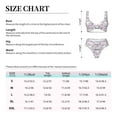 thumbnail image 6 of Wukai Purple Rabbit Women's Bikini Set Two Piece,wimsuit High Waisted V Neck Twist Front Adjustable Spaghetti Straps Bathing Suit-, 6 of 7