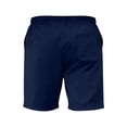 thumbnail image 6 of YLSDY Men's Solid Basic Casual Shorts, Drawstring Elastic Waist, Comfortable Everyday Wear Shorts Navy S, 6 of 6
