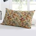 thumbnail image 5 of Fall Leaves Throw Pillow Cover 20 x 36 Inch Decorative Pillow Cover Farmhouse Beige Botanical Leaf Autumn Lumbar Pillowcase Seasonal Rectangle Cushion Case for Couch Sofa Bed Living Room, 5 of 7