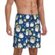 thumbnail image 2 of Balery Star Penguin Pantalones cortos de pijama de punto de algodón para hombre con cinturilla y bolsillos-X-Large, 2 of 6