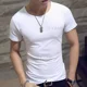 thumbnail image 4 of Paquete 2 Playera Manga Corta Para Hombre Slim Fit Moda, 4 of 6