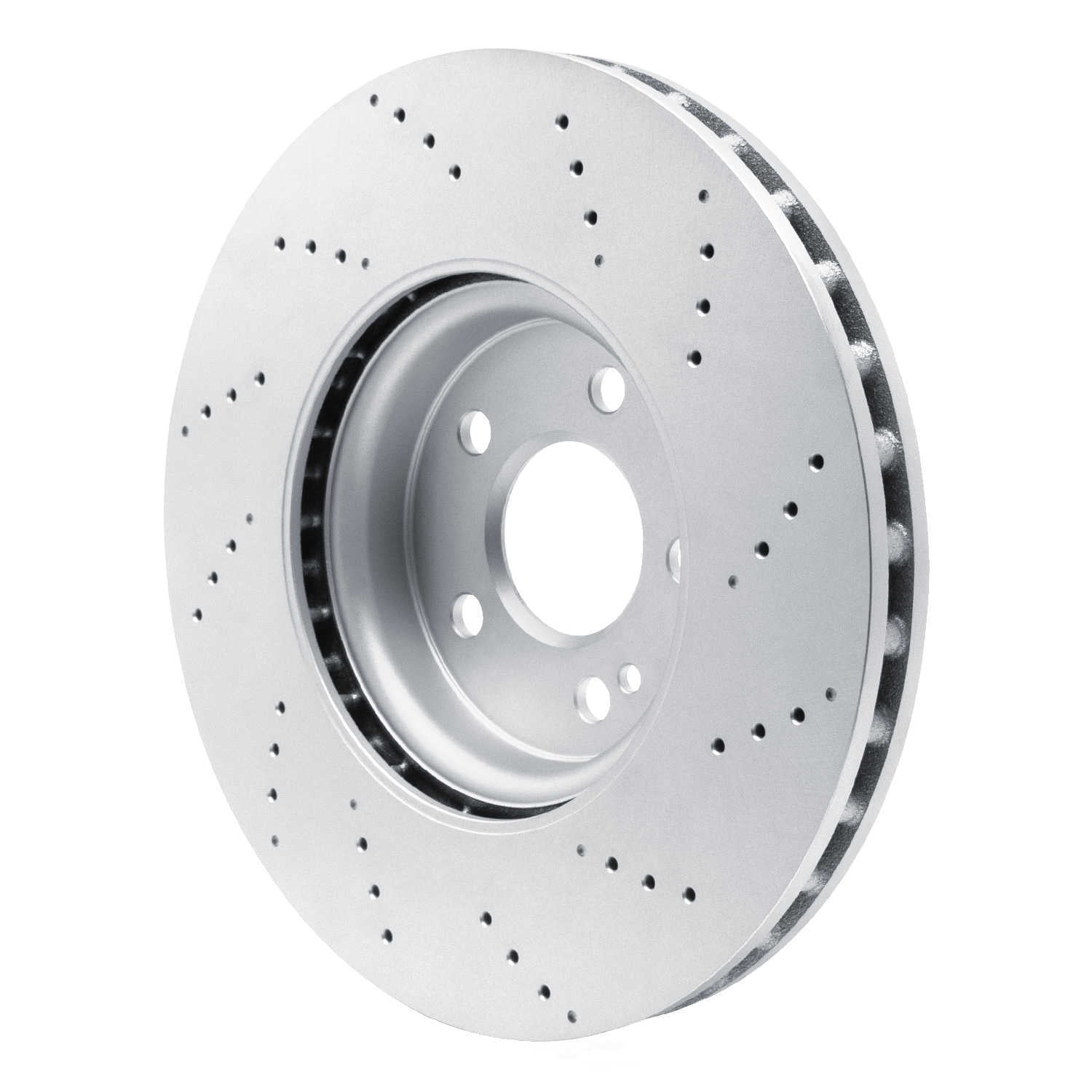 Dynamic Friction Company 920-63185 DFC Hi-carbon Alloy Geomet Coated Rotor - Drilled