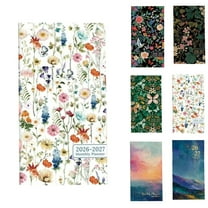 Pocket Calendar 2026-2027 for Purse: 2 Year Pocket Planner January 2026 - December 2027- Wildflowers