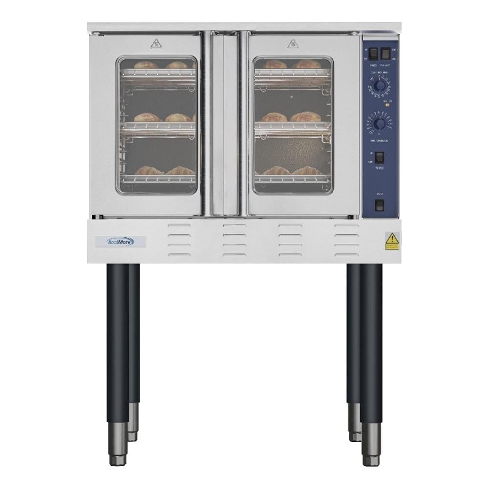 Pemberly Row 38" Single Deck Natural Gas Convection Oven for Commercial Use