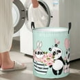 thumbnail image 2 of Laundry Basket, Cute Panda (2) Waterproof Laundry Hamper With Padded Handles, Clothes Hamper For Laundry, Bedroom, Dorm, Towels, Laundry Bin Easy Storage, 2 of 8