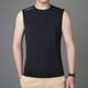 thumbnail image 5 of Camiseta deportiva sin mangas de seda helada de secado rápido para hombre - Camiseta sin mangas de gran tamaño con gran capacidad de absorción para correr y hacer fitness, 5 of 8
