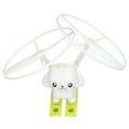 thumbnail image 1 of Bubble Blowing Toy, ABS Bubble Blowing Helicopter Toy USB Rechargeable Automatic Induction Bubble Flying Toy With LED Light For Kids And Adults, 1 of 8