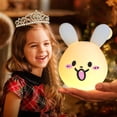 thumbnail image 4 of Pgyong Clearance! Rechargeable Motion Sensor Night Light-Colorful Soft Rubber Bedside Table Lamp with Auto On/Off for Kids Adults Bedroom, 4 of 9