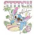 thumbnail image 2 of Men's Lilo & Stitch Surfing Stitch Graphic Tee White Large, 2 of 5
