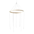thumbnail image 4 of Marco móvil para bebé, campana de cama de madera, colgador, accesorios de enfermería para dormitorio infantil 197 cm 6 agujeros, 4 of 9