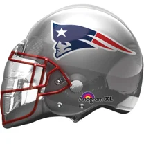 New England Patriots Helmet Shape 24in Foil Balloon Football Party