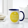 thumbnail image 4 of CafePress - You Are My Sunshine Mugs - 11 oz Ceramic Mug - Novelty Coffee Tea Cup, 4 of 4