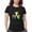 Black, variant on CafePress - Shamrock Of Ukraine Women's Deluxe T Shirt - Womens Tri-blend T-Shirt