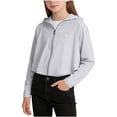 thumbnail image 2 of hengsof Girls' Zippered Sun Protection Hoodie Solid Color Long Sleeve Sun Protection Jacket Children's Outdoor Breathable Sun Protection Casual Jacket 1-15Y, 2 of 4
