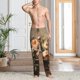 thumbnail image 2 of Fotbe Vintage Peonies Rustic Charm Pantalones de Pijama para Hombre, Pantalones de Dormir, Pantalones de Casa con Cintura Ajustable y Bolsillos-Large, 2 of 6