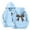 Light Blue, variant on Ruyang Teen Girls Oversized Pullover Hoodies Leopard Bow Graphic Hooded Sweatshirts Spring Cute Trendy Sweater Pocket