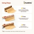 thumbnail image 2 of Katbite Rouleau de Papier Parchemin Non Blanchi Robuste pour la Cuisson, 15 Po x 164 Pieds, 205 Pi2, Brun, 2 of 9