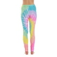 thumbnail image 3 of Just Love Ugly Christmas Holiday Leggings (Multi - Tie Dye Pastel, Small), 3 of 3