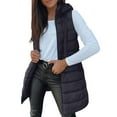 thumbnail image 2 of Pyhlmscde Women's Quilted Padded Warm Coat Outwear Sleeveless Vests, Lounge Sets for Women, Womens Tops, Cardigan for Women, 2 of 6
